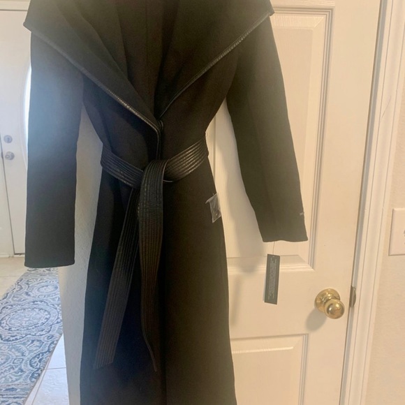 NWT. Black Tahiti wrap coat - Picture 6 of 6